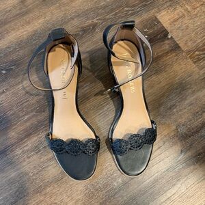 Jack Rogers Black Sandals with Ankle Strap